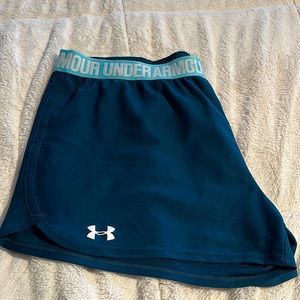Under Armour shorts - women’s size XL - teal/blue